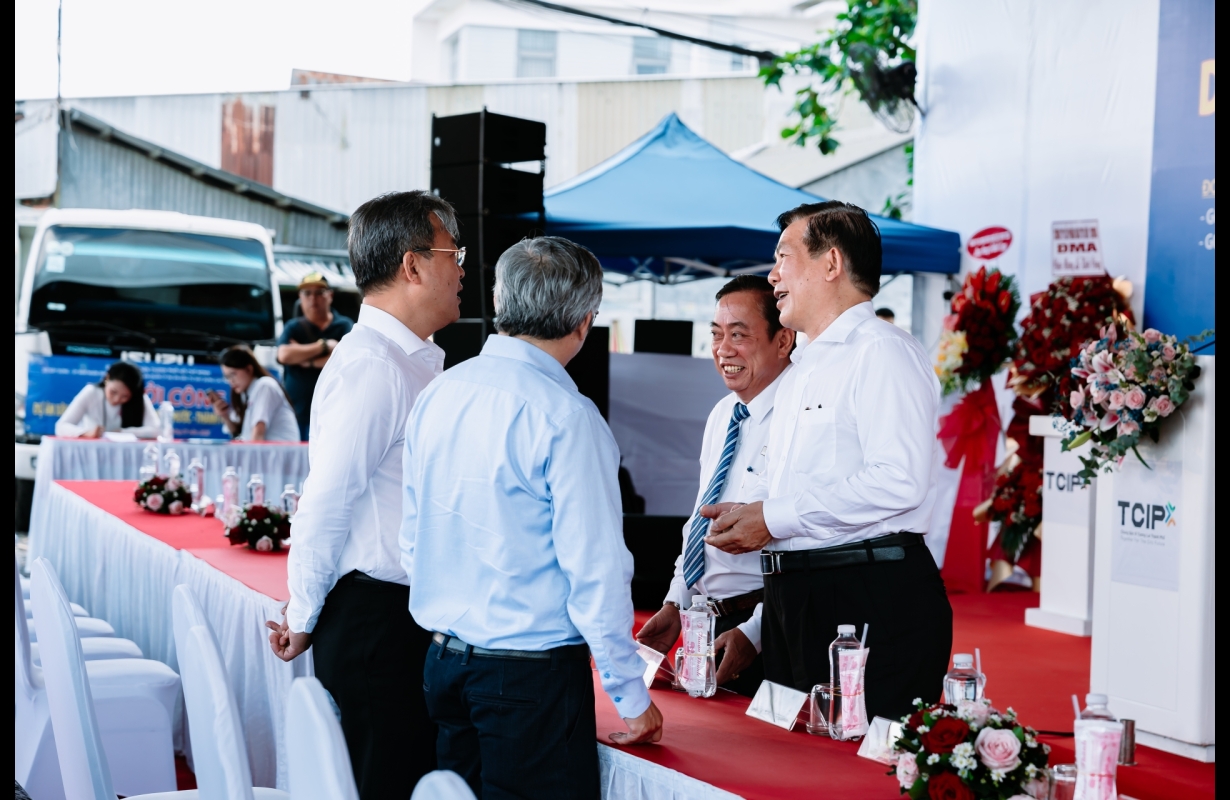 LỄ KHỞI CÔNG CẦU RẠCH TÔM TP HỒ CHÍ MINH