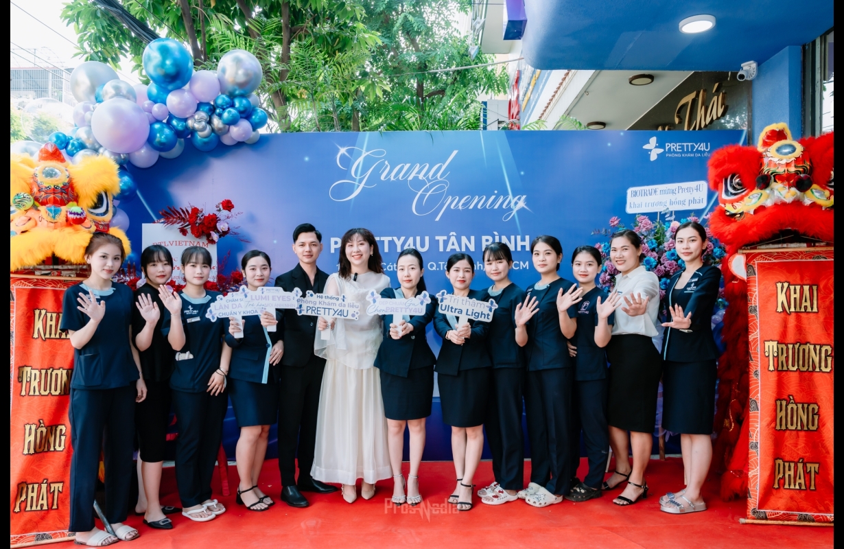 KHAI TRƯƠNG PHÒNG KHÁM DA LIỄU PRETTY4U