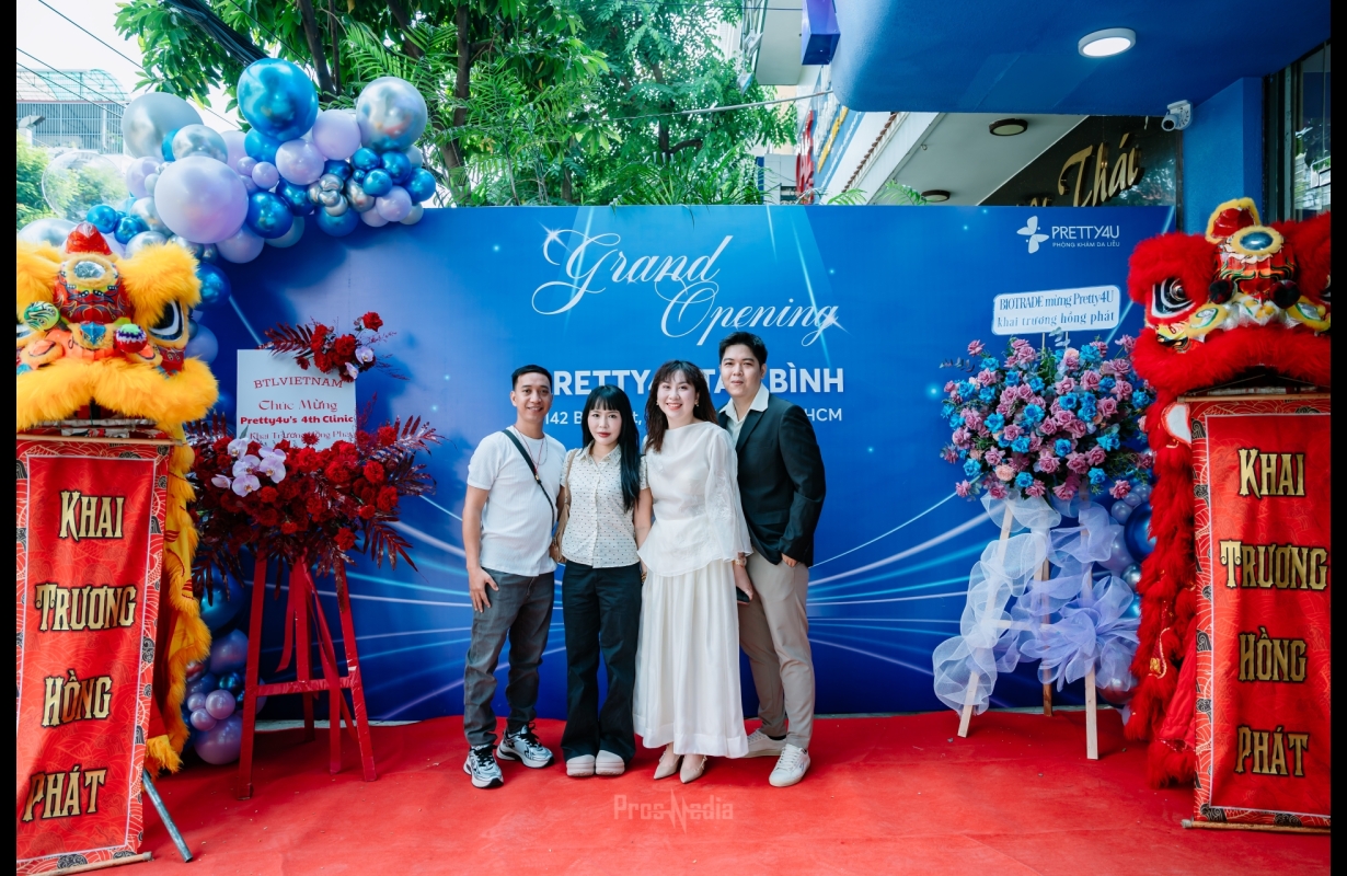 KHAI TRƯƠNG PHÒNG KHÁM DA LIỄU PRETTY4U