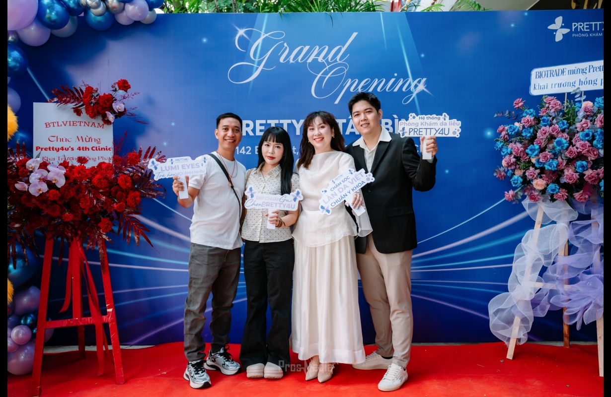 KHAI TRƯƠNG PHÒNG KHÁM DA LIỄU PRETTY4U