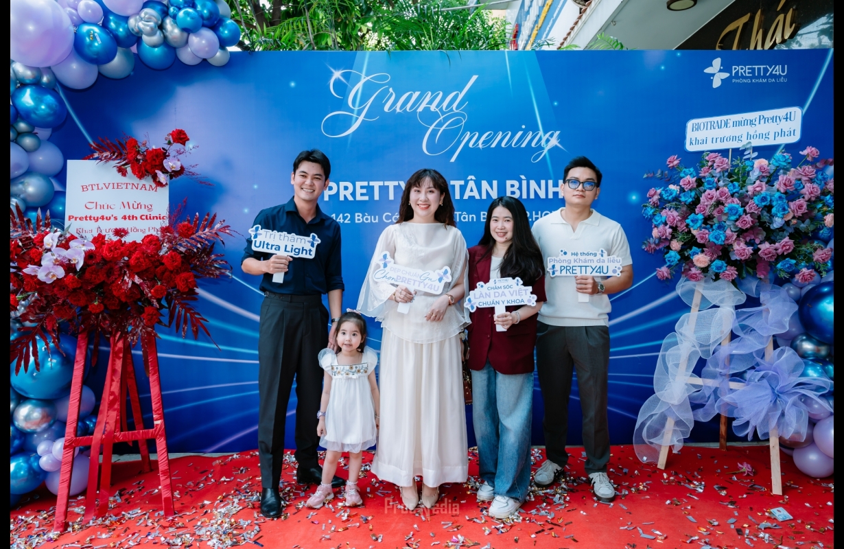 KHAI TRƯƠNG PHÒNG KHÁM DA LIỄU PRETTY4U