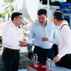 LỄ KHỞI CÔNG CẦU RẠCH TÔM TP HỒ CHÍ MINH