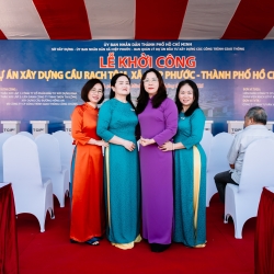 LỄ KHỞI CÔNG CẦU RẠCH TÔM TP HỒ CHÍ MINH