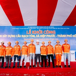 LỄ KHỞI CÔNG CẦU RẠCH TÔM TP HỒ CHÍ MINH